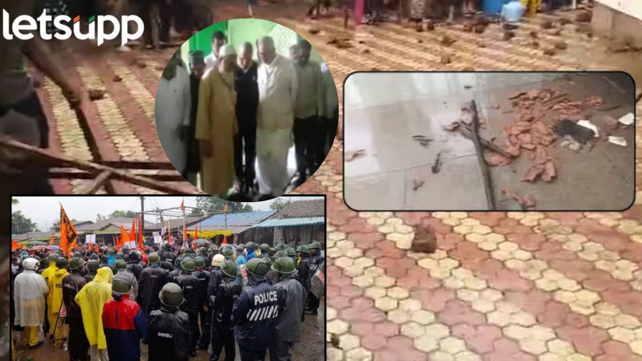 विशाळगड मशीद तोडफोड प्रकरण; शाहू महाराजांनी वारसा जपला, नागरिकांची विचारपूस Shahu Maharaj Chatrapati