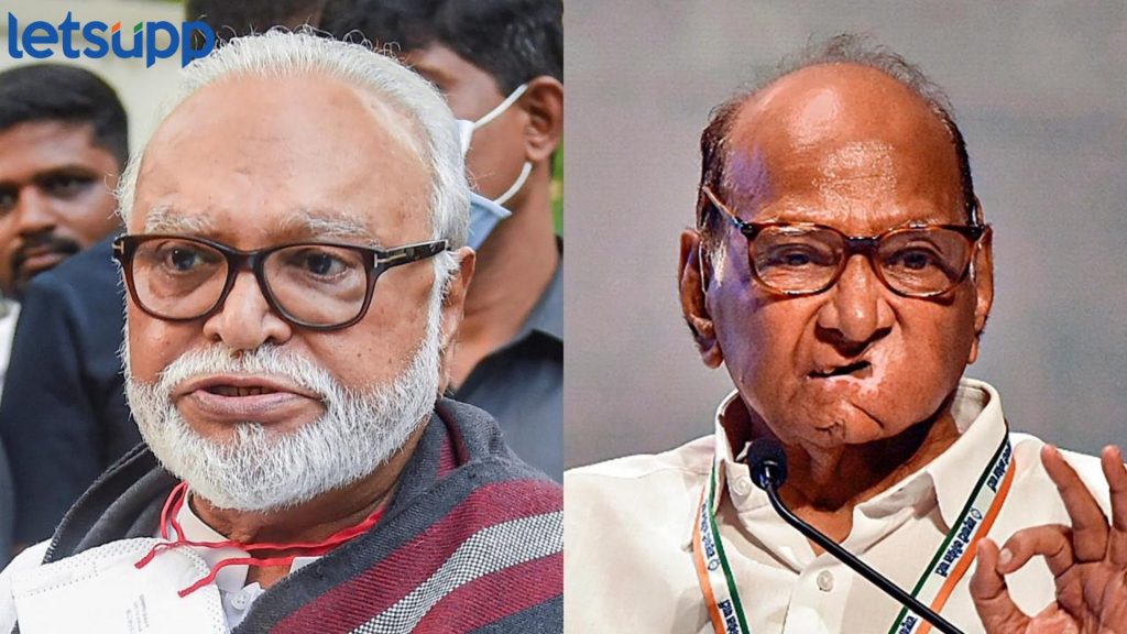 Chhagan Bhujbal and Saharad Pawar