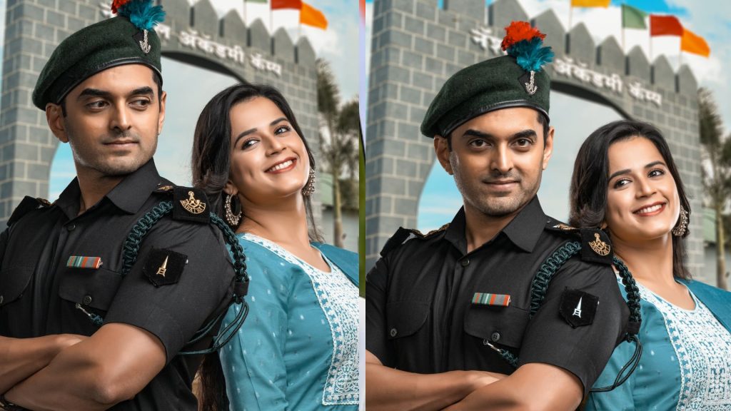 Fauji Movie: 'फौजी’ चित्रपटात सौरभ आणि प्राजक्ताची जोडी जमली