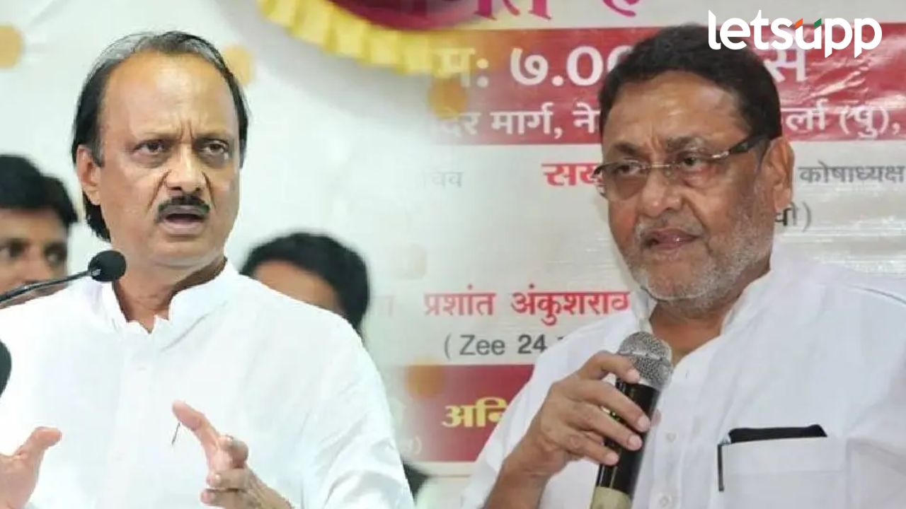 नवाब मलिकांची अजित पवारांना साथ? एक्सवर पोस्ट करत दिले संकेत Nawab Malik