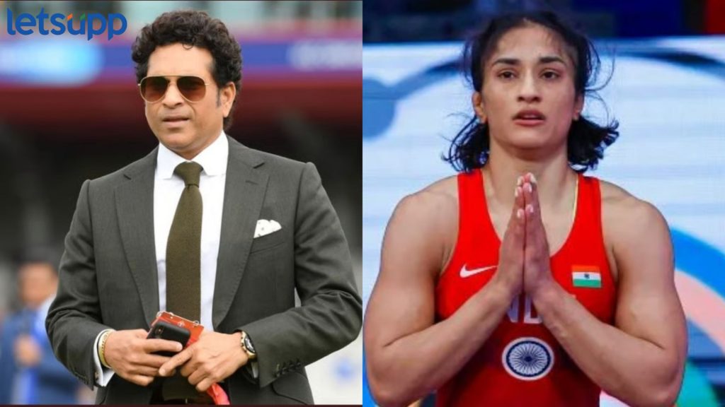 Vinesh Phogat: ... तर विनेश फोगटला अपात्र ठरवणे योग्य होते, सचिन तेंडुलकरचं ट्विट व्हायरल