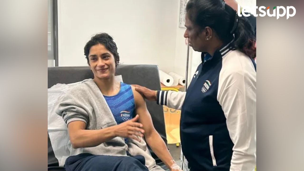 कापलेले केस, हाताला सलाईन अन् चेहऱ्यावर निराशापूर्ण स्मित; रुग्णालयातून विनेशचा पहिला फोटो समोर…. Vinesh Phogat