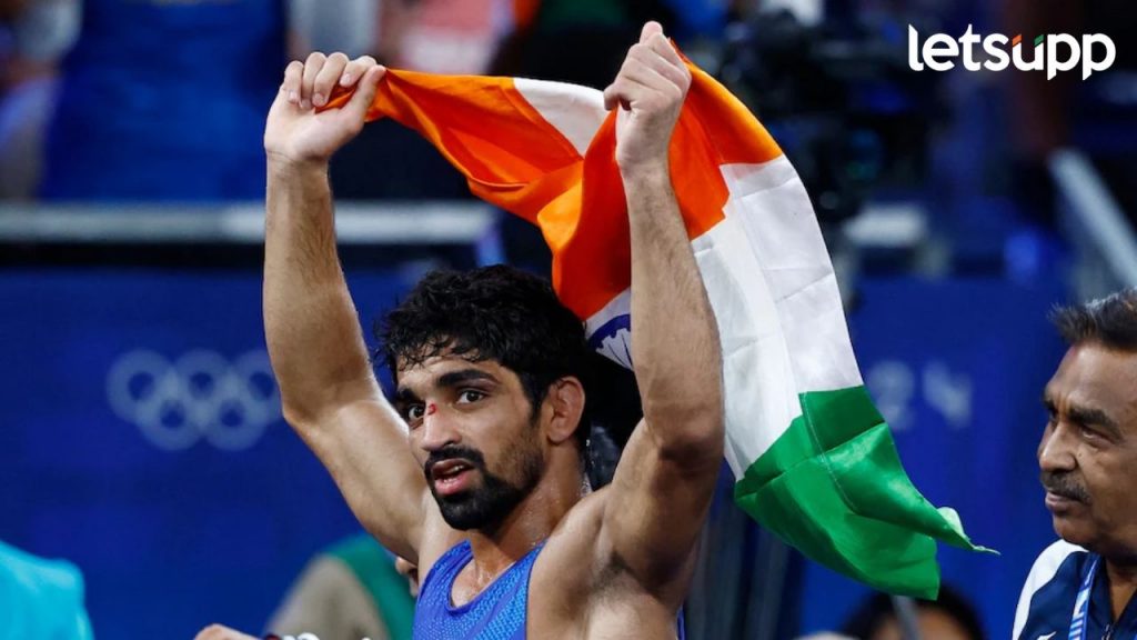 कुस्तीपटू अमन सेहरावतने भारताला दिलं सहावं पदक; ५७ किलो वजनी गटात कांस्यपदक जिंकलं