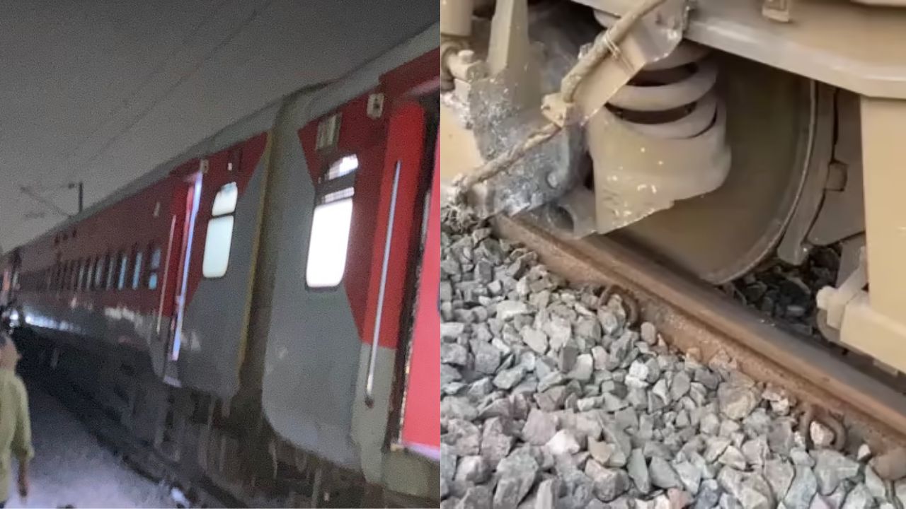 Train Accident : साबरमती एक्सप्रेस रुळावरून घसरली; मध्यरात्रीच्या घटनेने प्रवाशांत घबराट Train Accident