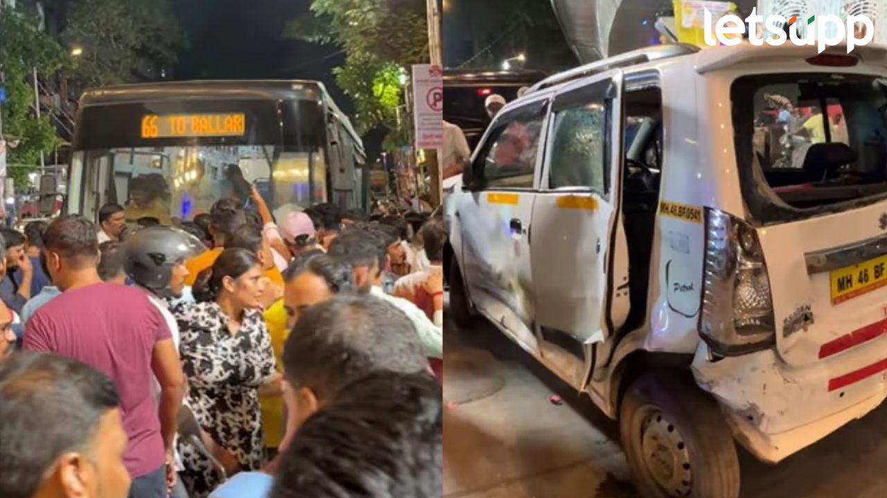 Mumbai Accident : लालबागमध्ये भीषण अपघात, मद्यधुदं प्रवाशाने स्टेअरिंग हिसकावल्याने अनियंत्रित बसने 9 जणांना चिरडलं.. Lalbaug Bus Acciden