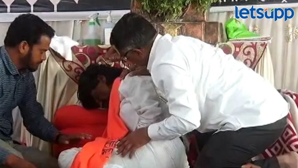 चालतानाच कोसळले; मनोज जरांगे यांची तब्येत खालावली; मंत्री शंभूराजे देसाईंची उपचार घेण्याची विनंती