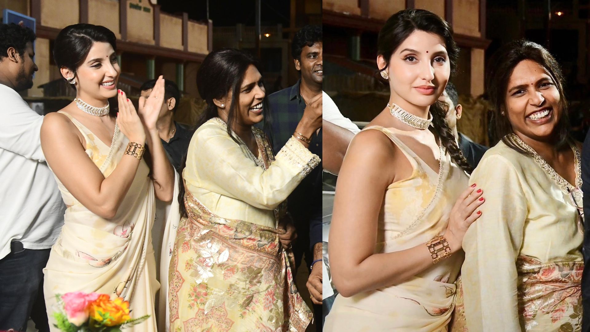 Nora Fatehi: ‘मटका’च्या सेटवरील नोराचा मराठी तोरा, मराठमोळा लुक आला समोर Nora Fatehi: 'मटका'च्या सेटवरील नोराचा मराठी तोरा, मराठमोळा लुक आला समोर
