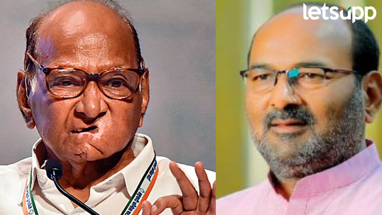 सांगलीत शरद पवार भाजपला धक्का देण्याच्या तयारीत? संजयकाका पाटलांनी घेतली पवारांची भेट Sanjay Kaka Patil