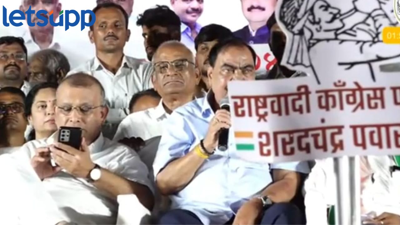 मी राष्ट्रवादी कधीही सोडलेली नव्हती; भाजप प्रवेशाच्या वावड्या थांबवत गिरीश महाजनांवर खडसेंचा मोठा आरोप मी राष्ट्रवादी कधीही सोडलेली नव्हती; भाजप प्रवेशाच्या वावड्या थांबवत गिरीश महाजनांवर खडसेंचा मोठा आरोप