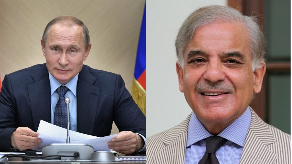 Vladimir Putin And Shehbaz Sharif