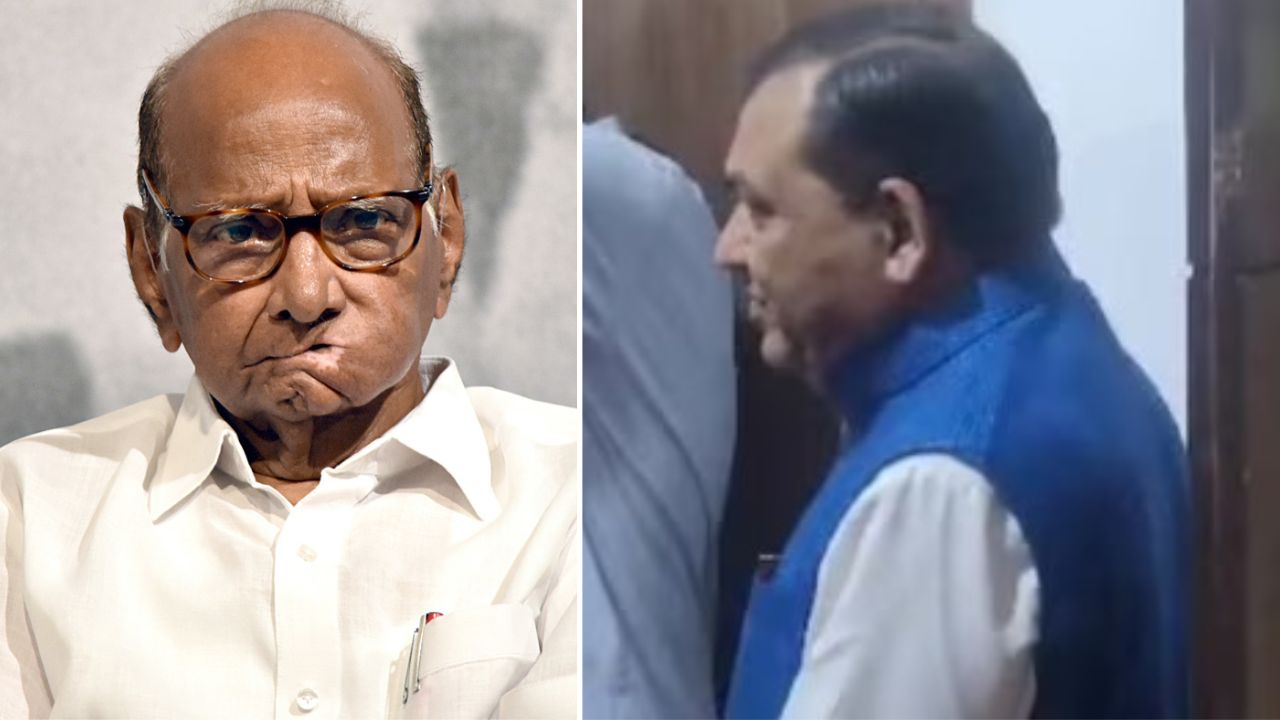 Elections 2024 : नगरमधील भाजप नेता शरद पवारांच्या भेटीला पण, पुढं असं घडलं की… Sharad Pawar and Rajendra Pipada