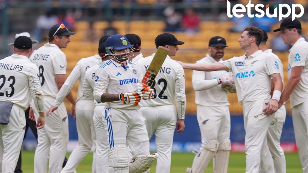 टीम इंडिया अवघ्या 46 धावांत गारद; बंगळुरूत न्यूझीलंडच्या गोलंदाजांची दहशत, 5 फलंदाज शून्यावर बाद