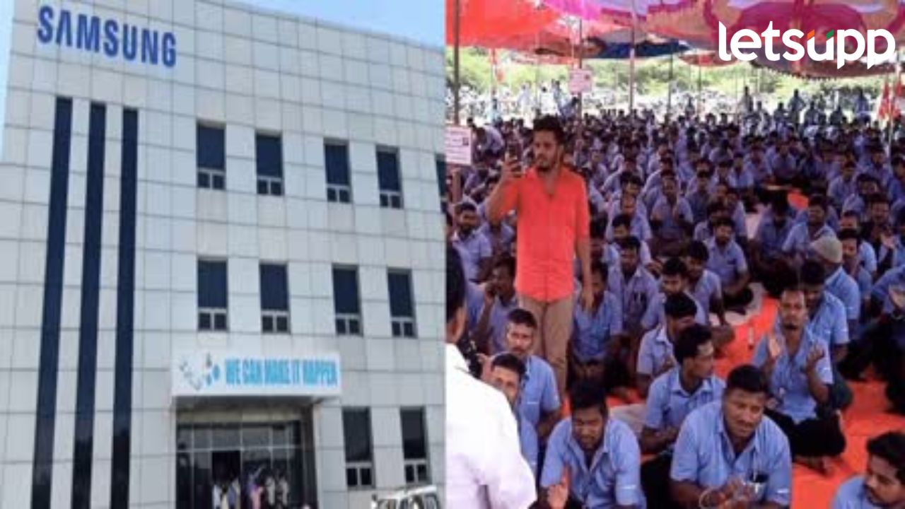 सॅमसंगचे कर्मचारी मागं हटेनात; पोलिसांनी 900 पेक्षा अधिक कर्मचाऱ्यांना घेतलं ताब्यात, काय आहे प्रकरण सॅमसंगचे कर्मचारी मागं हटेनात; पोलिसांनी 900हून अधिक कर्मचाऱ्यांना घेतलं ताब्यात, काय आहे प्रकरण