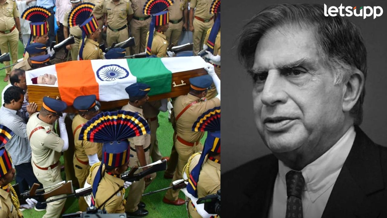 Ratan Tata LIVE : उद्योग’रत्न’ टाटा अनंतात विलीन; पोलिसांची मानवंदना, दिग्गजांच्या उपस्थितीत अंत्यसंस्कार Ratan Tata