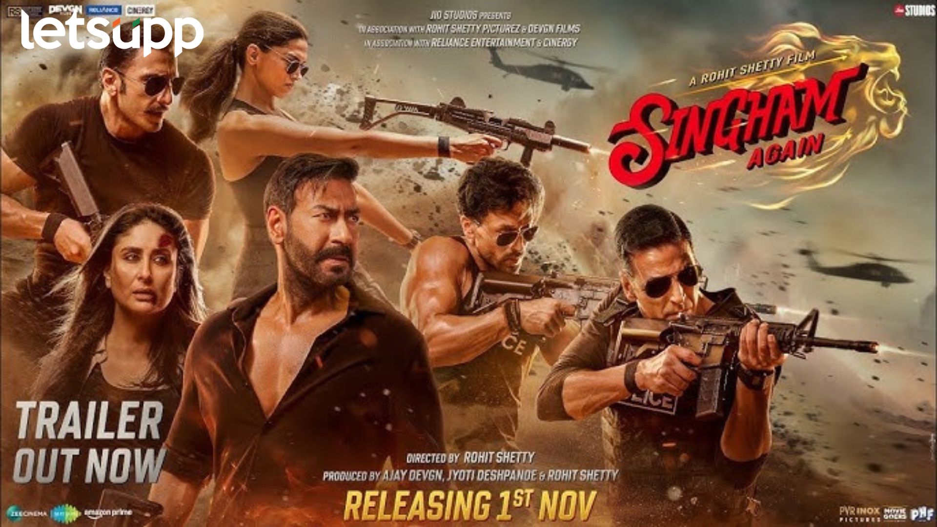 Singham Again: ‘सिंघम अगेन’साठी कोणाला मिळालं तगडं मानधन; आकडा पाहून बसेल धक्का! Singham Again: ‘सिंघम अगेन’साठी कोणाला मिळालं तगडं मानधन; आकडा पाहून बसेल धक्का!