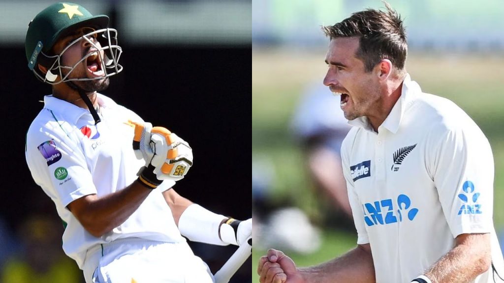 Babar Azam And Tim Southee