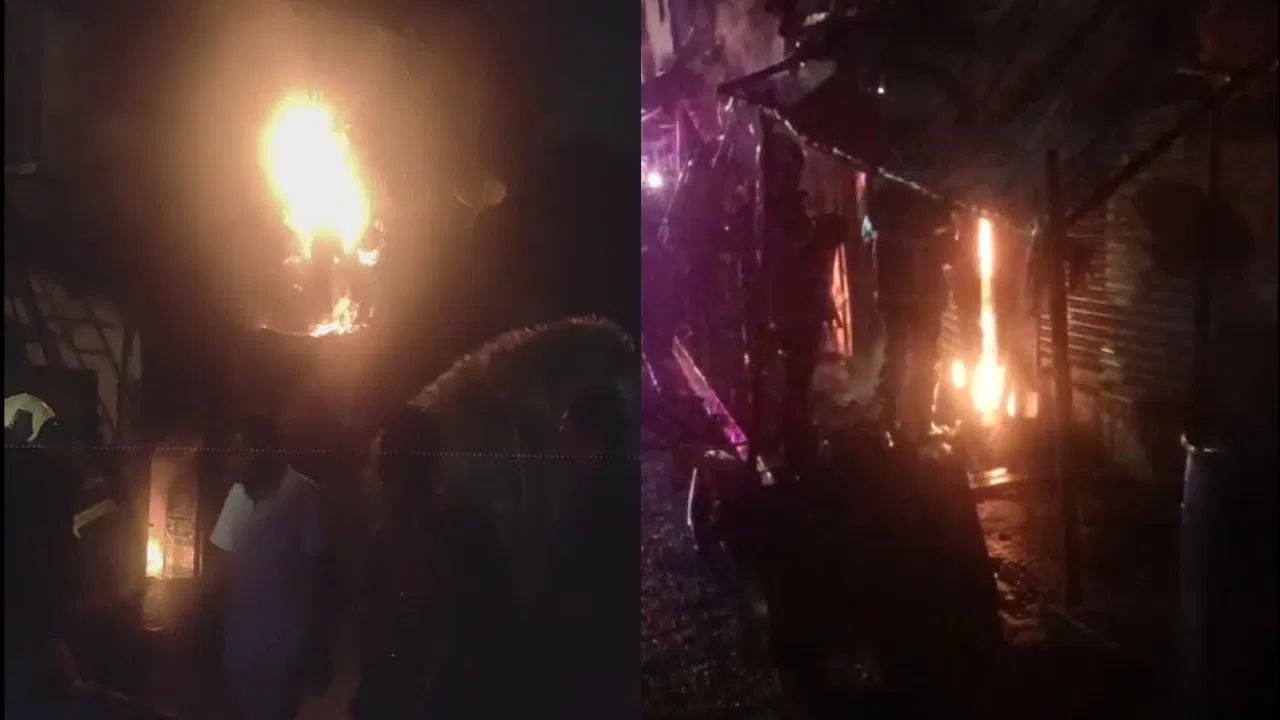 मुंबईत अग्नितांडव! भीषण आगीत एकाच कुटुंबातील पाच जणांचा मृत्यू; झोपेतच काळाने गाठलं Fire News