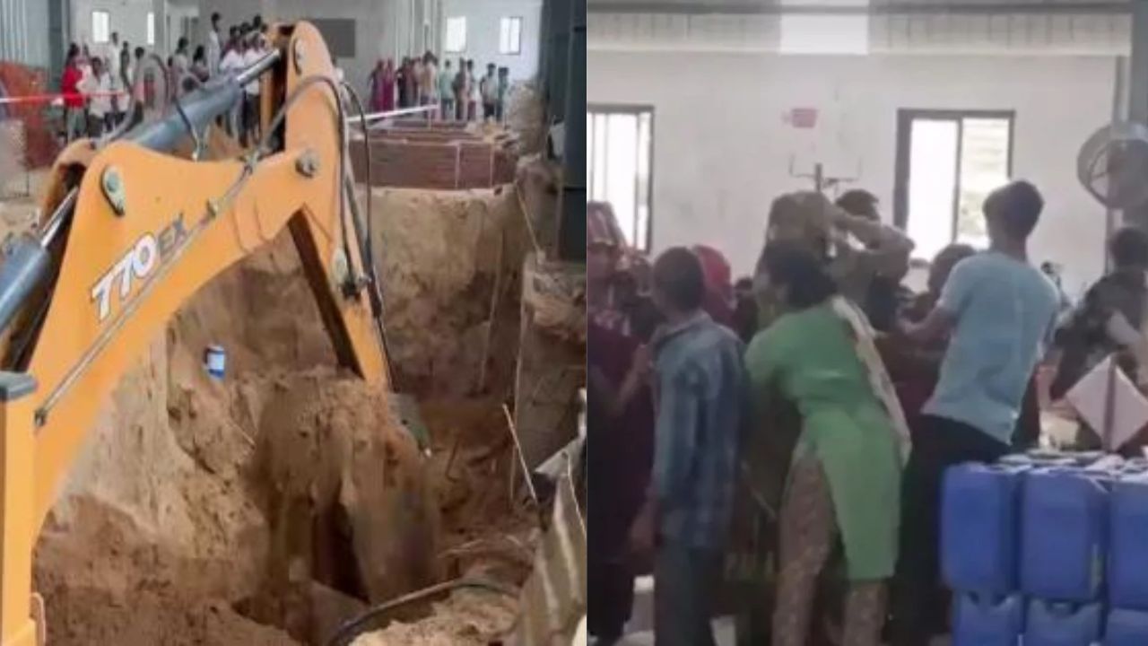 दसऱ्याच्या दिवशीच धक्कादायक घटना; गुजरातमध्ये भिंत कोसळून ७ मजुरांचा मृत्यू Gujarat 3