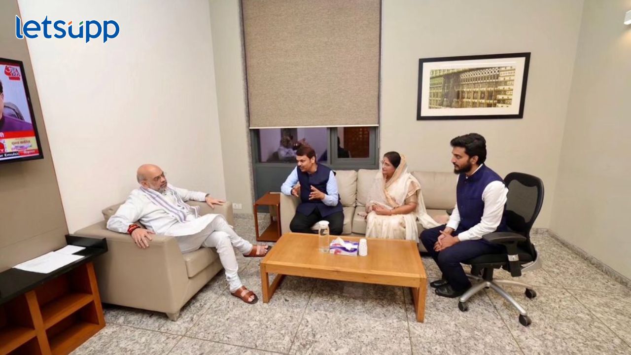 कोपरगावचा वाद मिटला! कोल्हे कुटुंबियांनी घेतली अमित शहांची भेट, भेटीत चर्चा काय? Snhelata Kolhe