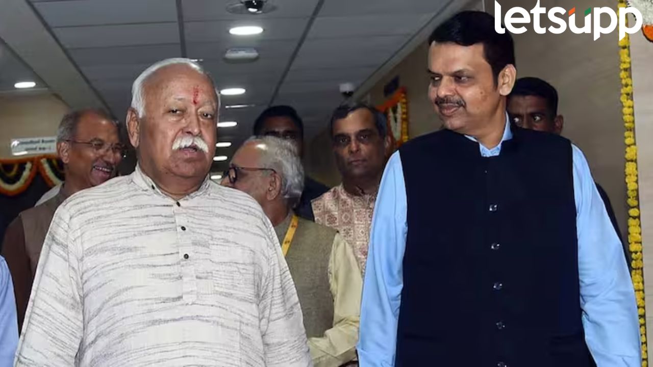 एक्झिट पोलची आकडेवारी येताच फडणवीस संघ कार्यालयात दाखल, मोहन भागवतांशी राजकीय खलबतं… Devendra Fadnavis