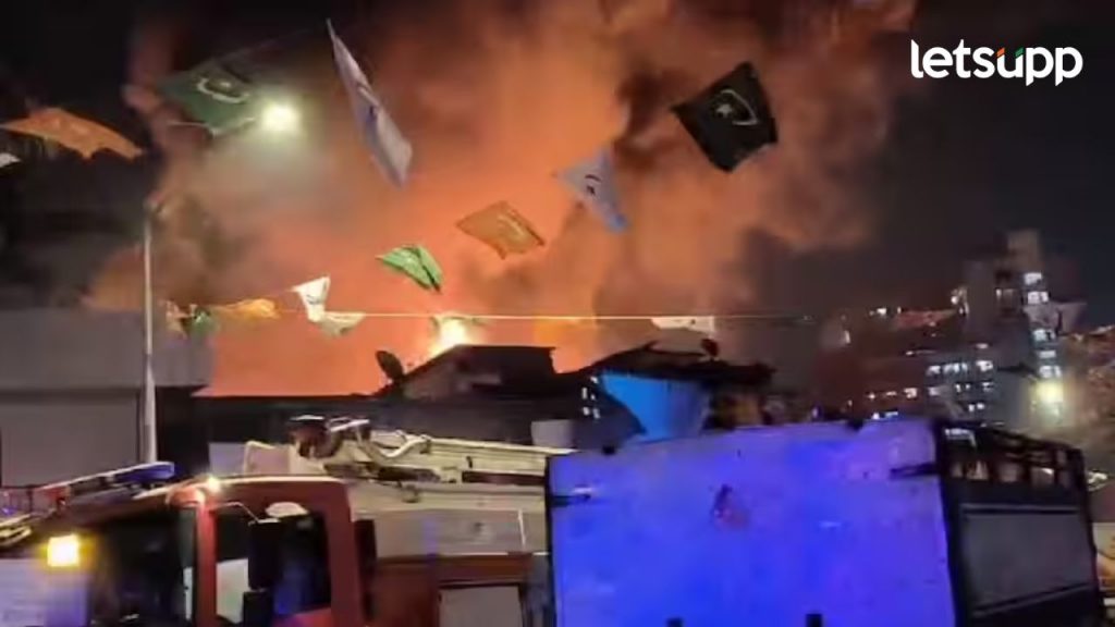 Mumbai News : अंधेरी पूर्व भागात सिलेंडरचा स्फोट होऊन भीषण आग; कामगार अडकल्याची भीती