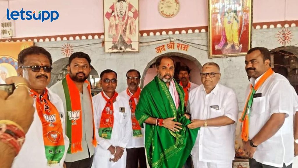 निलंगा तालुक्यासह लातूर जिल्ह्याच्या विकासासाठी कटीबद्ध; संभाजी पाटील निलंगेकरांचा मतदारांशी संवाद