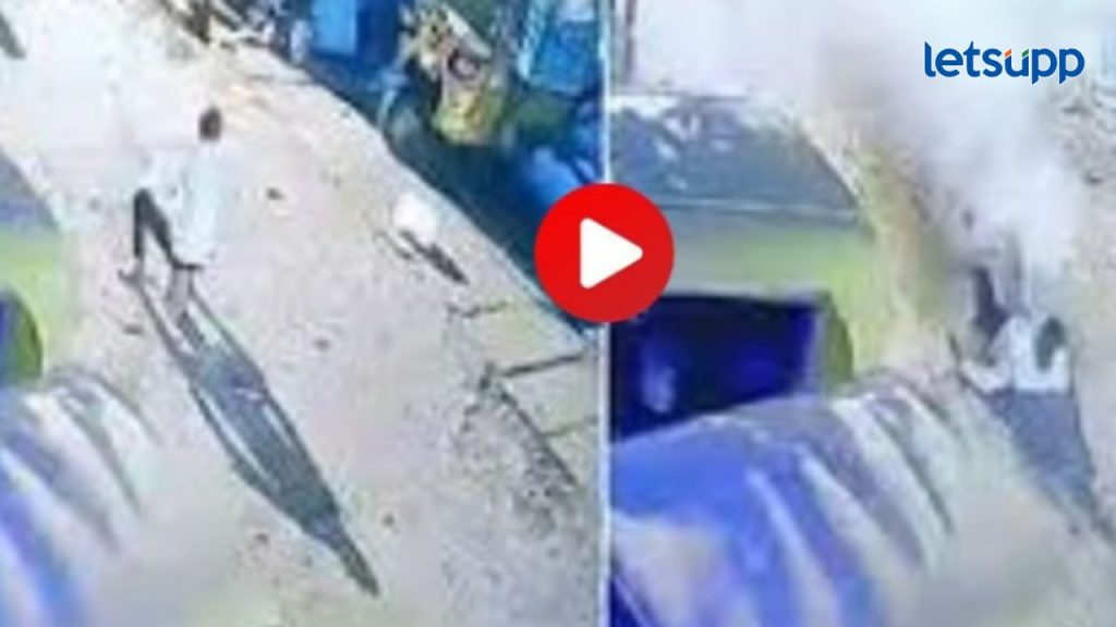 VIDEO : पेटलेल्या फटाक्यावर बसला; मित्रांचं जीवघेणं चॅलेंज स्वीकारलं, धक्कादायक व्हिडीओ आला समोर