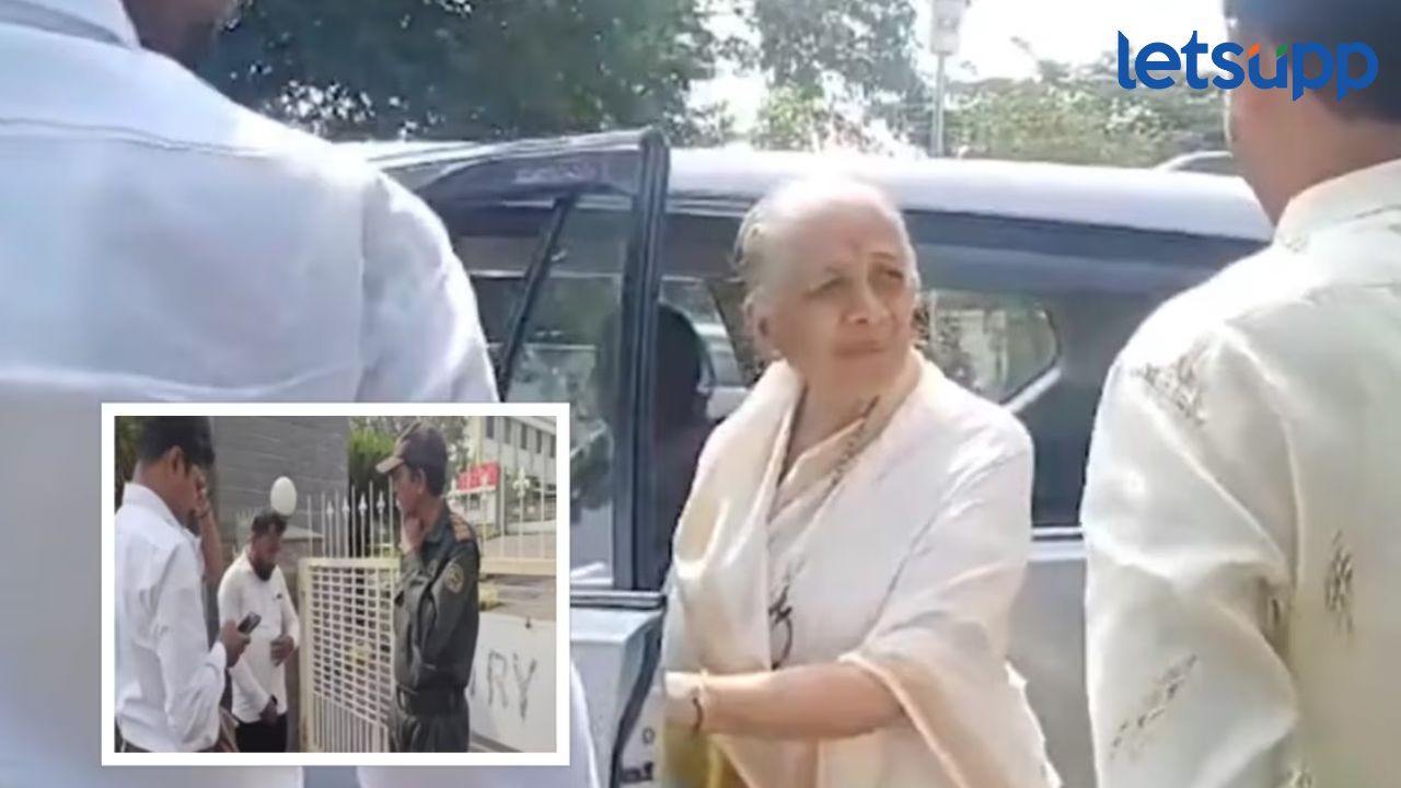 प्रतिभा पवारांना बारामती टेक्सस्टाईल पार्कमध्ये जाण्यापासून रोखलं, गेटवरच अडवली गाडी… Pratibha Pawar