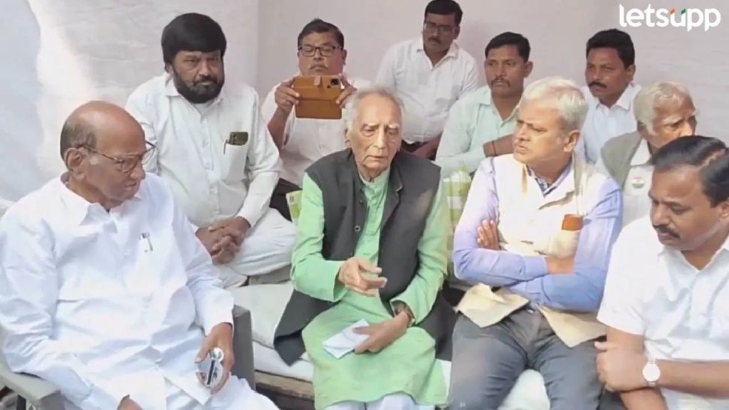 Sharad Pawar Baba Adhav