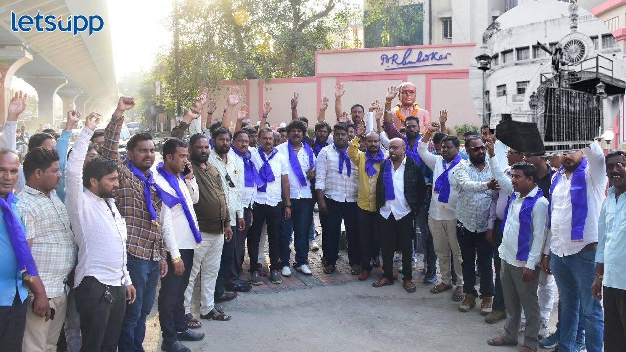 ‘संविधाना’च्या प्रतिकृतीची विटंबना; अहिल्यानगरमध्ये आंबेडकरी समाज आक्रमक… Ahilyanagar
