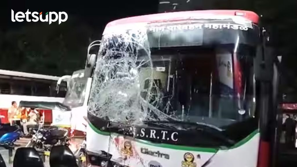 Accident: बस चालकाचं नियंत्रण सुटल्याने नाशिकमध्ये मोठा अपघात; तिघांना चिरडलं, एकाचा मृत्यू