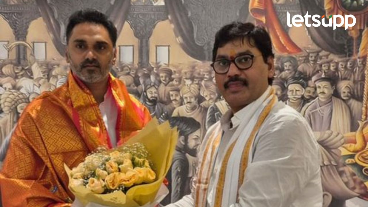 मंत्री धनंजय मुंडे अन् राज्यमंत्री योगेश कदमांची भेट; कदम-मुंडे कुटुंबाच्या जागवल्या आठवणी मंत्री धनंजय मुंडे अन् राज्यमंत्री योगेश कदमांची भेट; कदम-मुंडे कुटुंबाच्या जागवल्या आठवणी