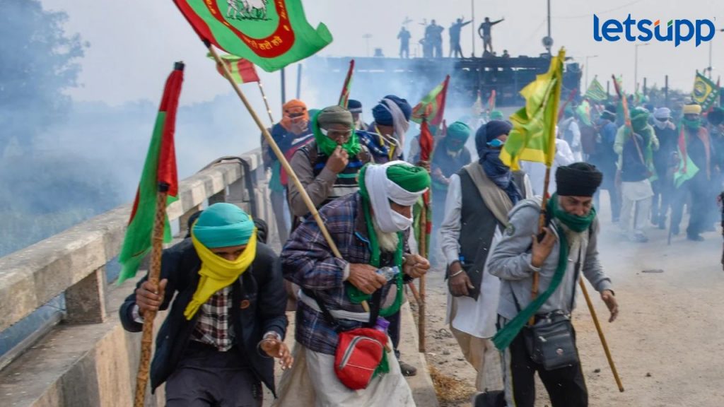 Punjab Haryana Border Farmers Protest