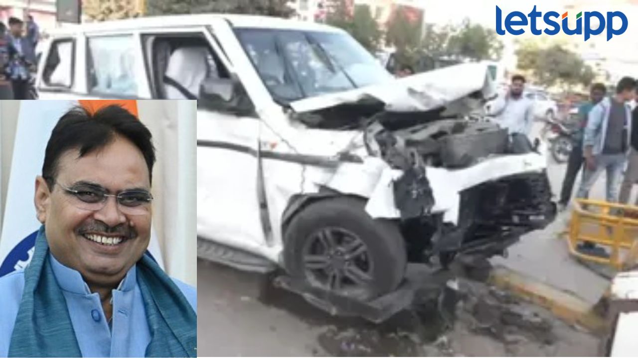 राजस्थानच्या मुख्यमंत्र्यांच्या ताफ्याचा भीषण अपघात; पोलीस अधिकाऱ्याचा मृत्यू, सुरक्षा एजन्सीवर प्रश्न Rajsthan CM (1)