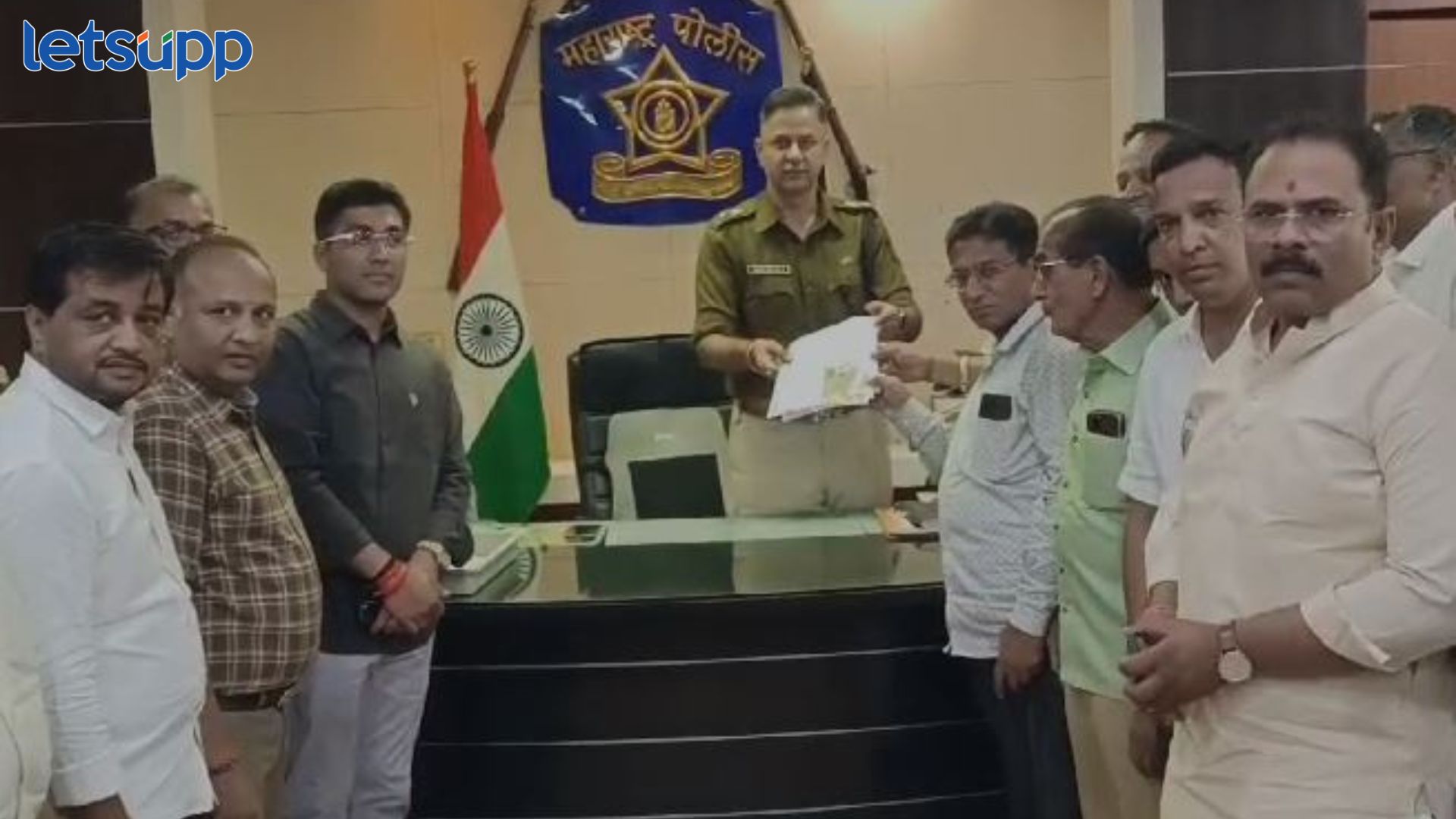 Sangram Jagtap : ताबेमारी प्रकरणावरून संग्राम जगताप आक्रमक…थेट पोलीस अधीक्षकांना निवेदन Sangram Jagtap