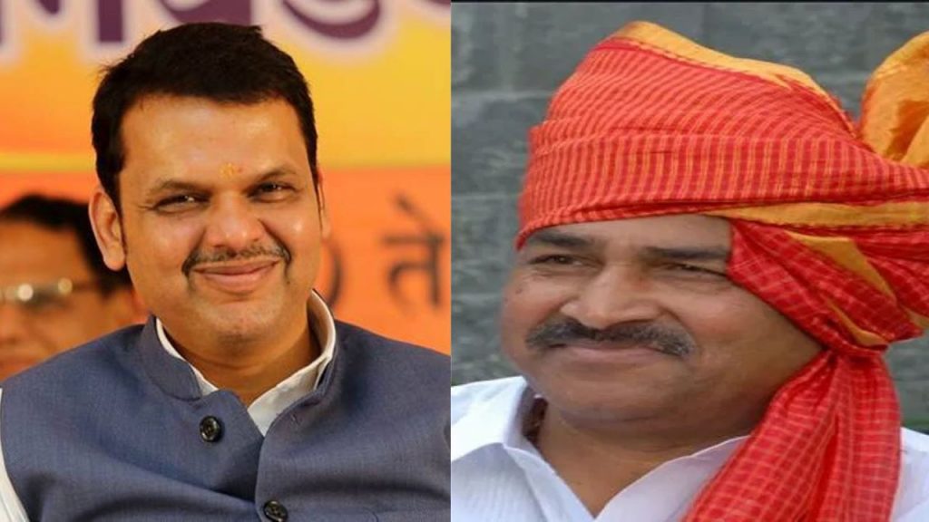 Devendra Fadnavis And Baban Shinde
