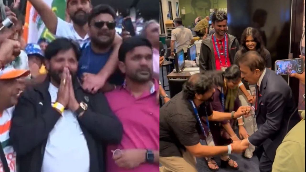 सुनील गावस्करांना पाहताच नीतीशचे वडील भावूक, थेट पायांवर टेकवलं डोकं; व्हिडिओ पाहाच… Sunil Gavaskar And Mutyala Reddy