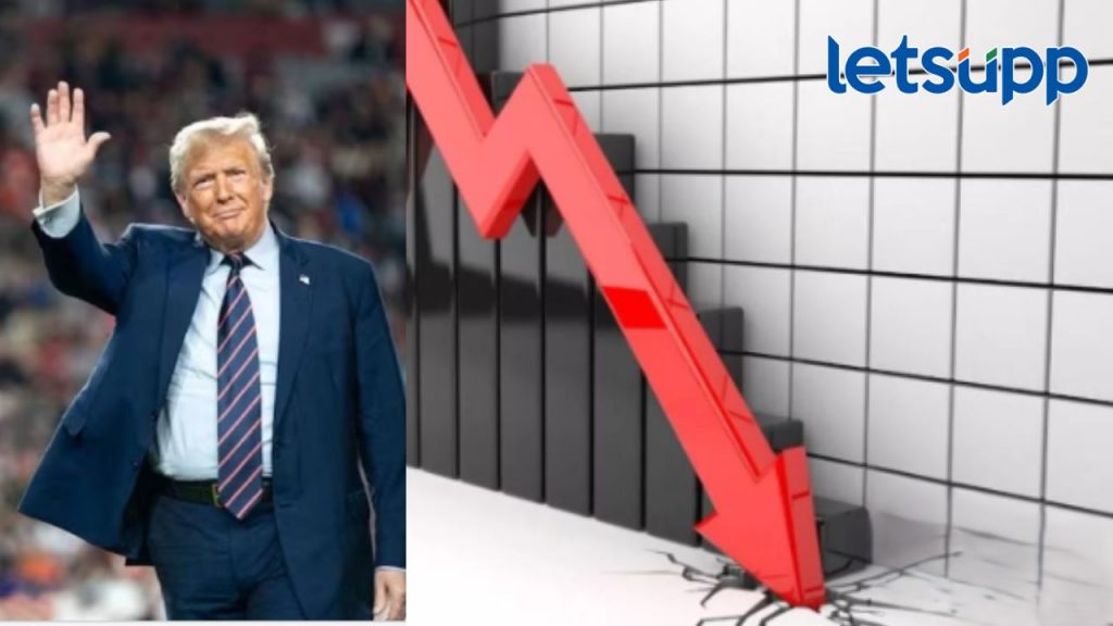 ट्रम्प यांनी राष्ट्रपती पदाची शपथ घेताच शेअर बाजार कोसळला; सेन्सेक्स अन् निफ्टीत झाली मोठी घसरण