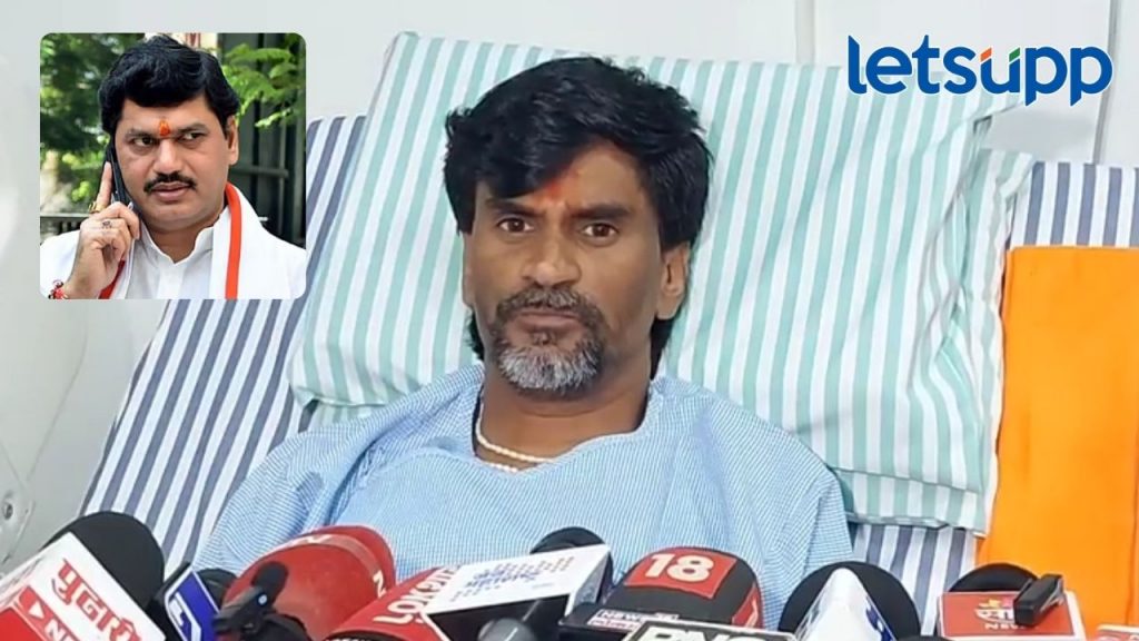 सगळ्या प्रकरणाचा धनंजय मुंडेच कर्ता करविता; त्याला अटक करा, जरांगे पाटलांची वादळी पत्रकार परिषद