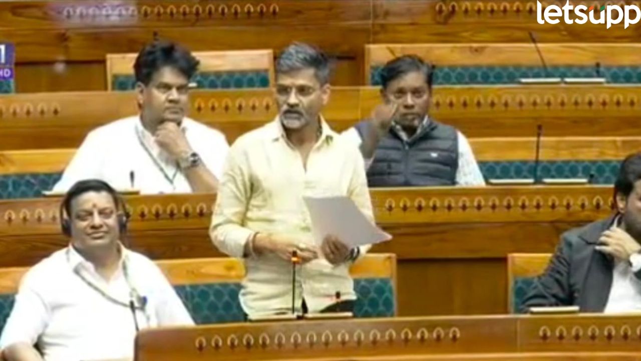 शेती, आरोग्याच्या प्रश्नावर खासदार निलेश लंके आक्रमक; संसदेत उठविला आवाज Nilesh Lanke (1)