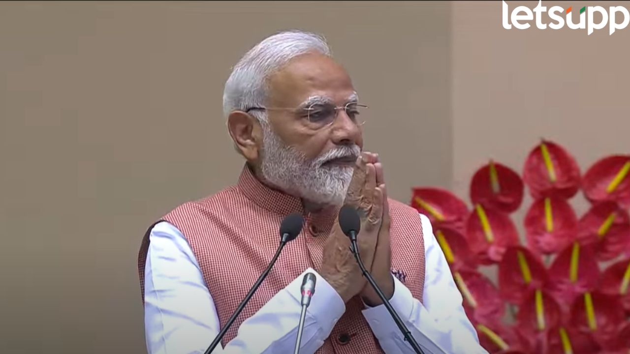 VIDEO : ‘माझ्या मराठीची बोलू कौतुके, मराठी अमृताहून गोड’…दिल्लीत PM मोदींचं मराठीत भाषण PM Modi (7)
