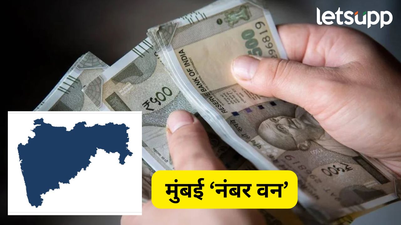 राज्यातील जिल्ह्यांचे दरडोई उत्पन्न जाहीर, मुंबई ‘नंबर वन’वर, तर मराठवाड्यातील सर्वाधिक जिल्हे पिछाडीवर… Maharashtra Per Capita Income