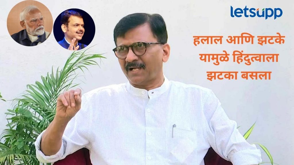 देशात तणाव निर्माण करणं भाजपचं... झटका अन् हलालवरून संजय राऊतांचा घणाघाती आरोप