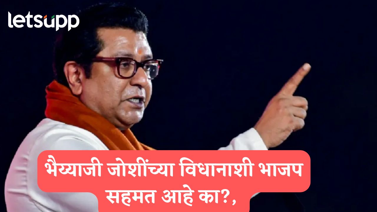 भय्याजी जोशींनी असलं विधान बेंगळुरूमध्ये करून दाखवावं…’, संतापलेल्या राज ठाकरेंचं आव्हान Raj Thackeray
