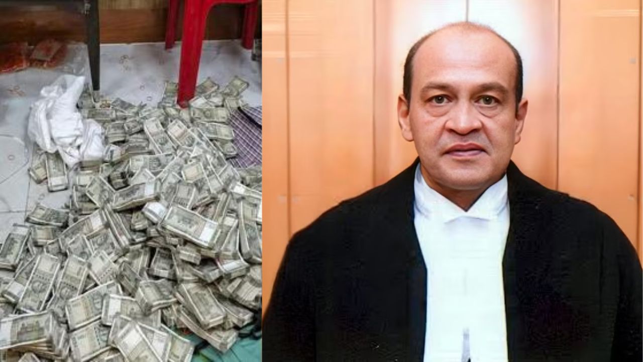 न्यायमूर्तींच्या बंगल्याला आग काय लागली, नोटांचं घबाडच सापडलं; न्यायपालिकेला बसला हादरा.. Court Justice