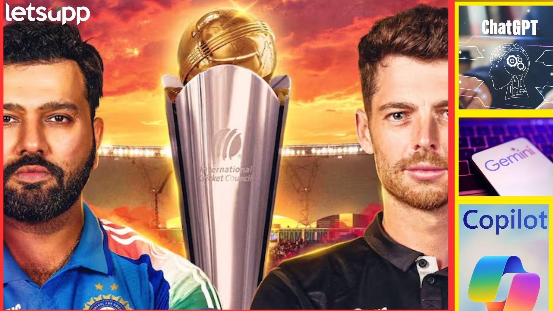 चॅम्पियन्स ट्रॉफी कुणाची?; ChatGPT, Google Gemini, Copilot ने दिलं आश्चर्यकारक उत्तर! चॅम्पियन्स ट्रॉफी कुणाची?; ChatGPT, Google Gemini, Copilot ने दिलं आश्चर्यकारक उत्तर!