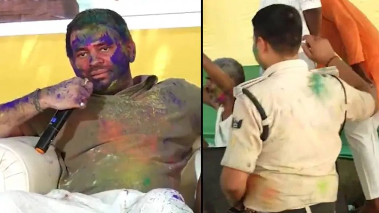Video : “ठुमका लगाओ नहीं तो सस्पेंड कर देंगे”, लालूपुत्राचा आदेश अन् नाचला पोलीस; व्हिडिओ व्हायरल Tej Parap Yadav