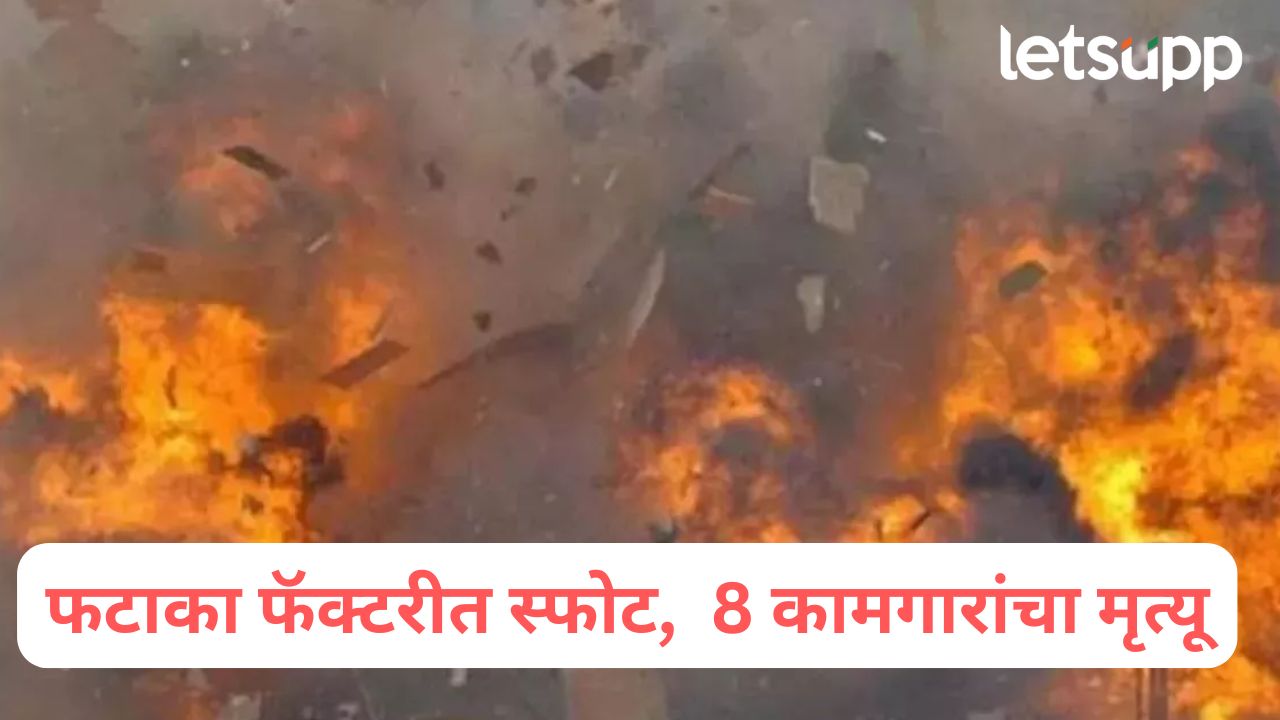 Andhra Pradesh : फटाका फॅक्टरीत भीषण स्फोट, 8 कामगारांचा भाजून मृत्यू तर 7 कर्मचारी गंभीर जखमी Andhra Pradesh