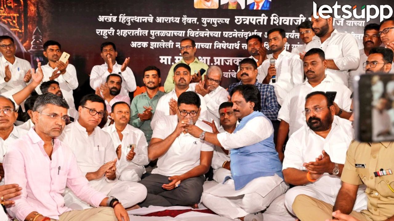 दानवे अन् थोरातांच्या शिष्टाईने प्राजक्त तनपुरेंचे अन्नत्याग उपोषण स्थगित; राज्यव्यापी आंदोलनाचा दिला इशारा Prajakta Tanpure