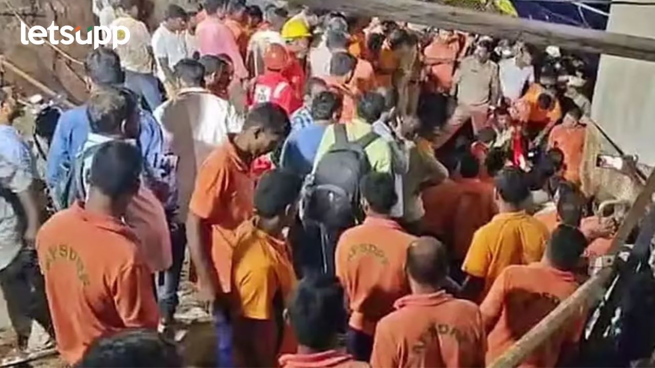 Simhachalam Temple Accident : मंदिरात भाविकांवर भिंत कोसळली; 8 जणांचा दबून मृत्यू, 4 जण जखमी Untitle (9)